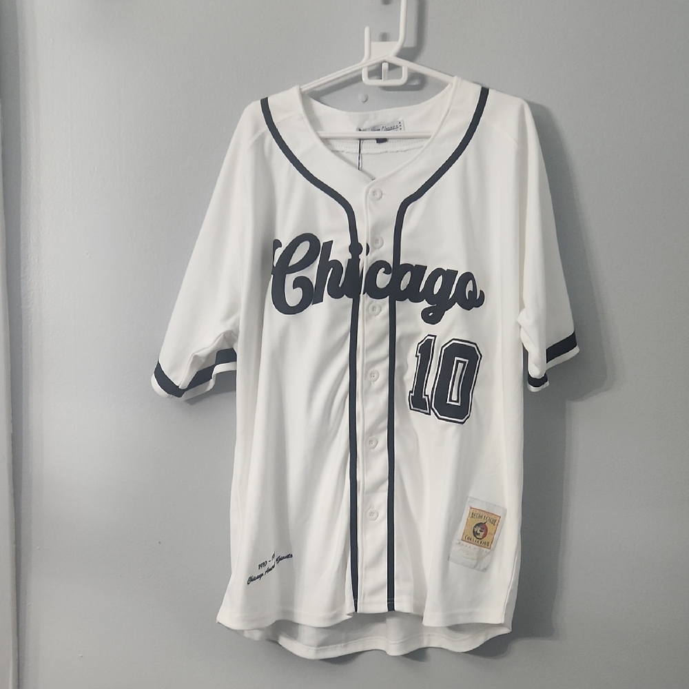 White Chicago American Giants Baseball Jersey